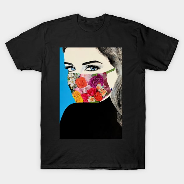 Girl with mask T-Shirt by OanaDArt